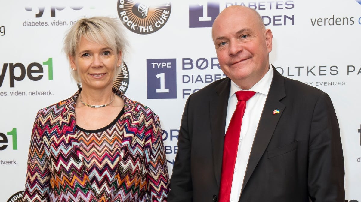 Marianne Kirk og Søren Gade hyggede sig med en herlig aften i Moltkes Palæ