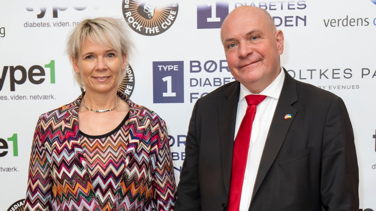 Marianne Kirk og Søren Gade hyggede sig med en herlig aften i Moltkes Palæ