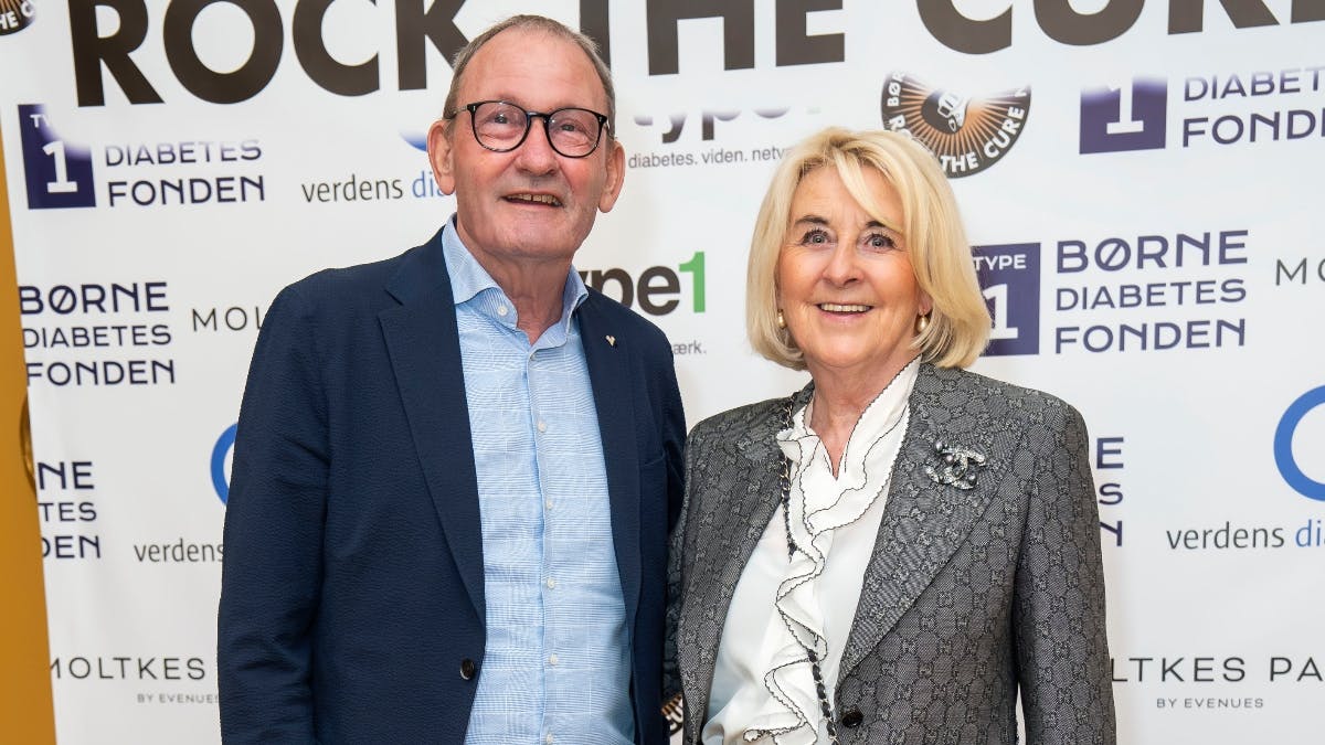 Preben Elkjær og fru Nicole nød en herlig aften sammen