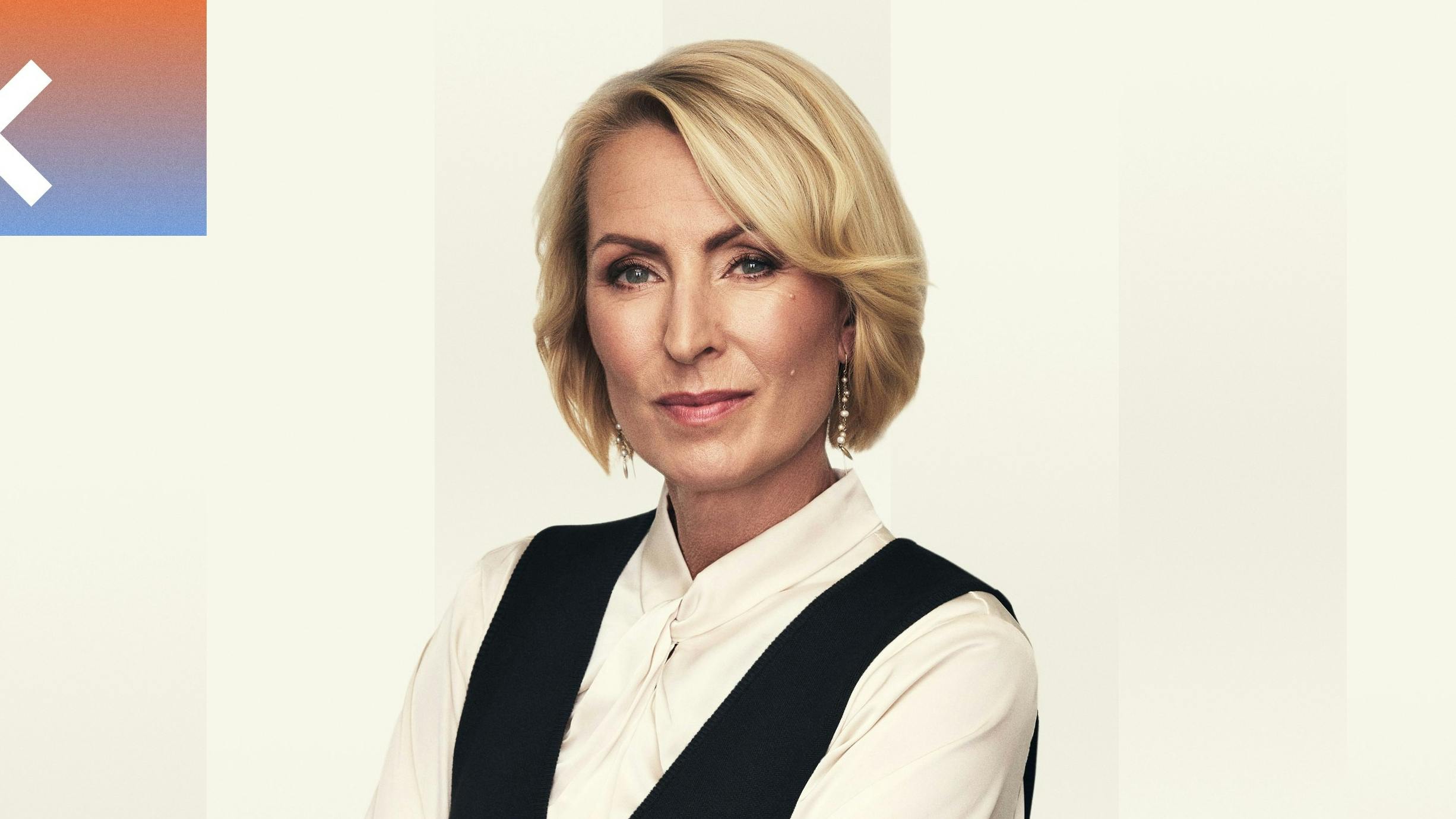 Nyhedsværten Cecilie Beck. 