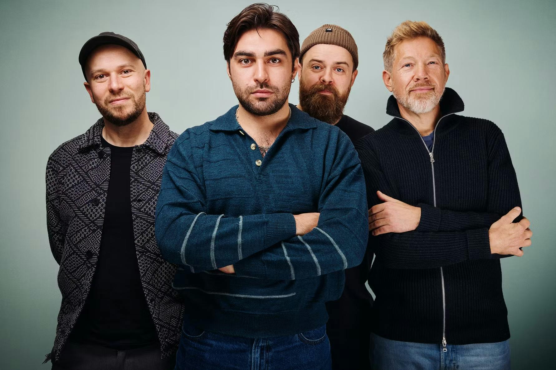 Michael Christiansen, Martin Nørgaard, Morten Wichmann og Sebastian Kanani.