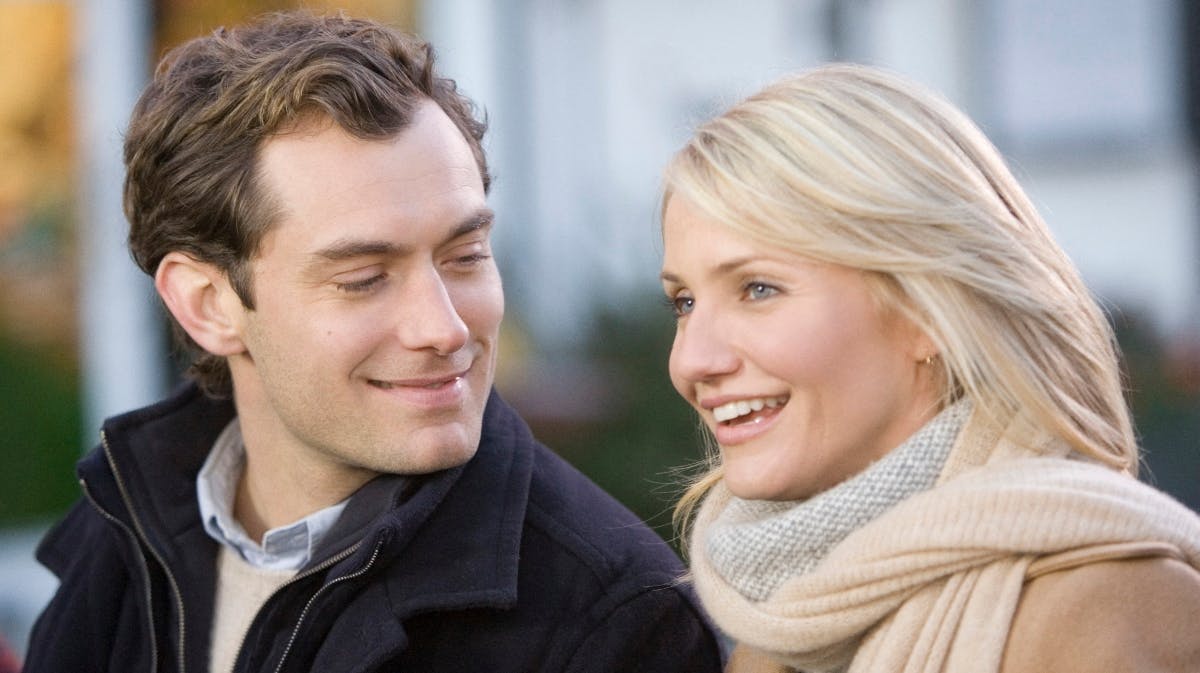 Jude Law og Cameron Diaz i "The Holiday" 