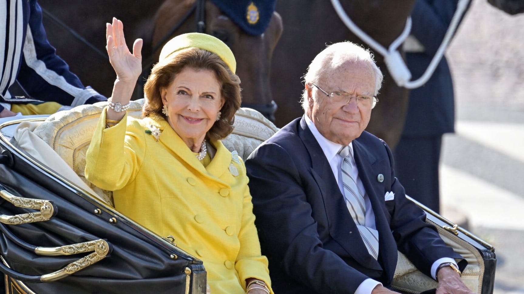 Dronning Silvia og kong Carl Gustaf er i denne uge på besøg i Canada. 