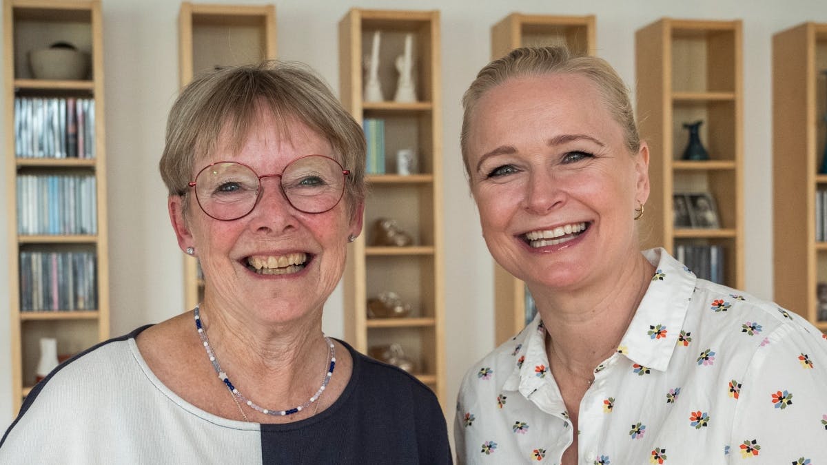 Vicki Berlin og hendes mor, Mette.