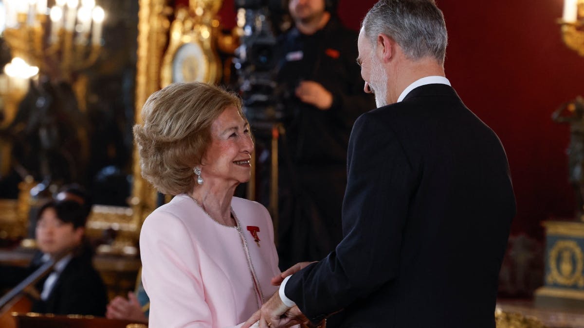 Dronning Sofia og kong Felipe