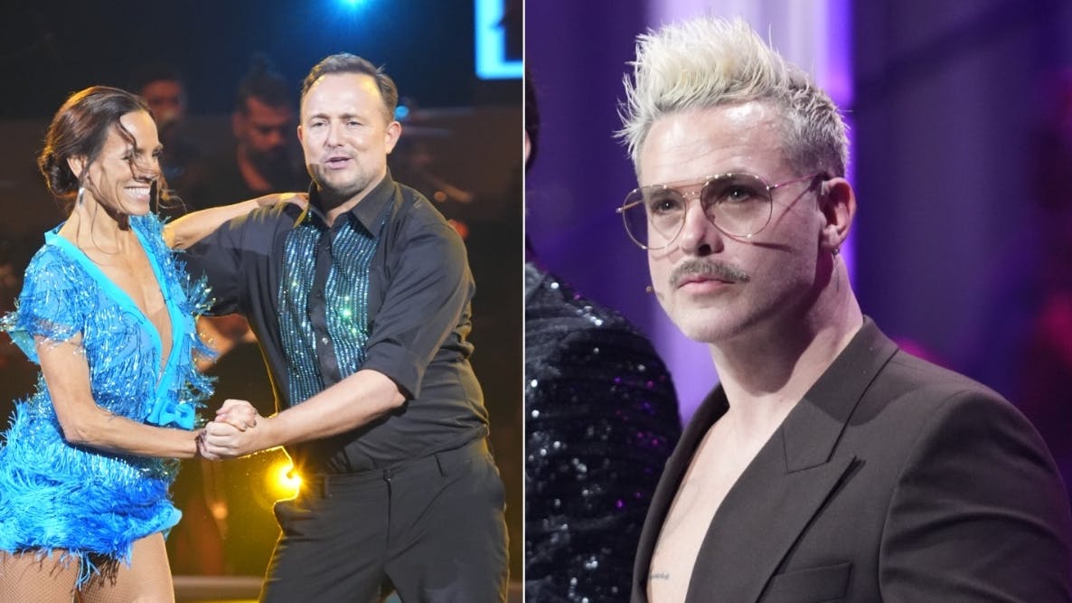 Silas Holst havde flotte ord klar til Thomas Evers Poulsen efter lyndansen med Camilla Ottesen. 