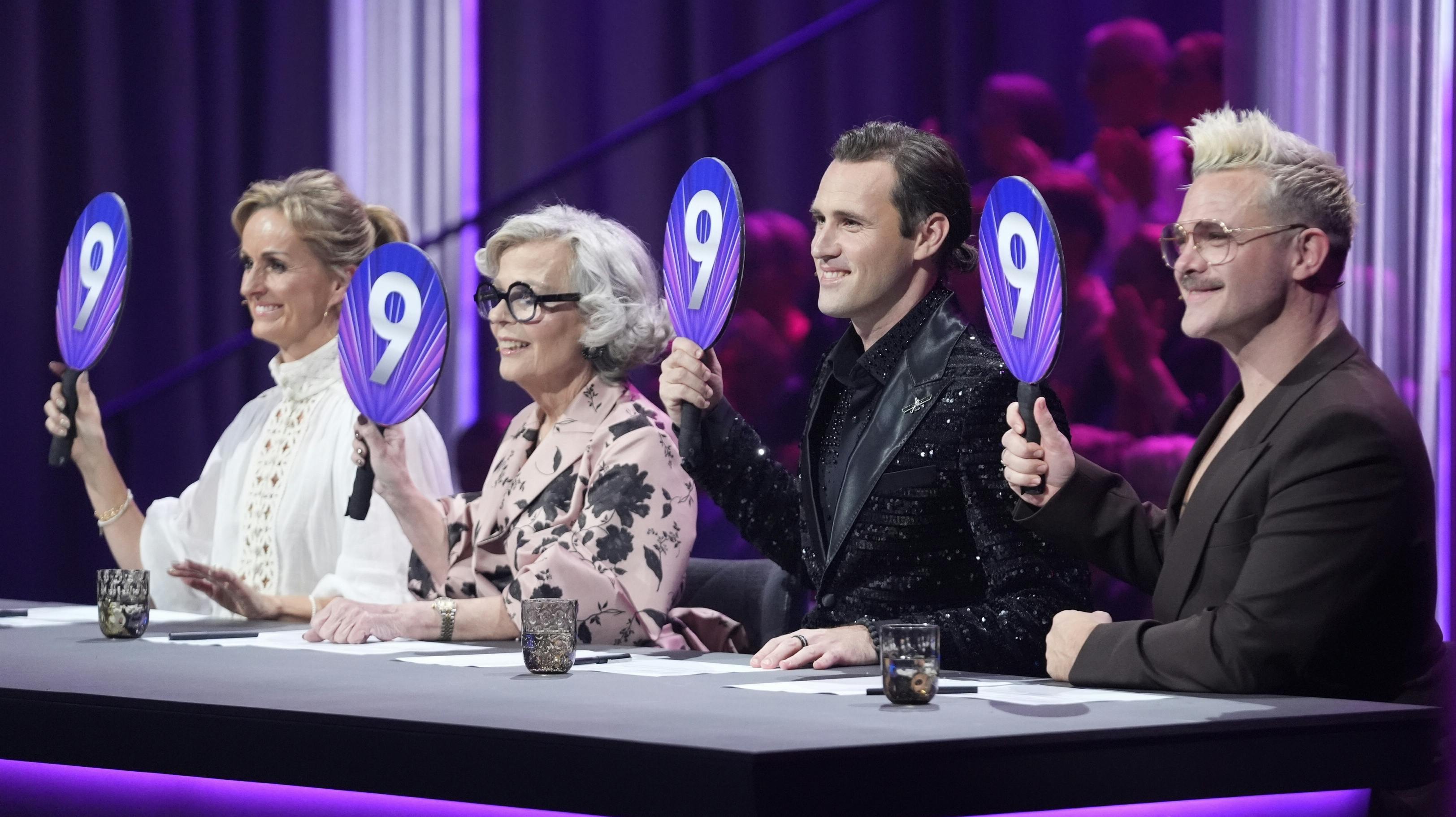 Dommerne måtte finde de høje karakterer frem i "Vild med dans"-semifinalen.