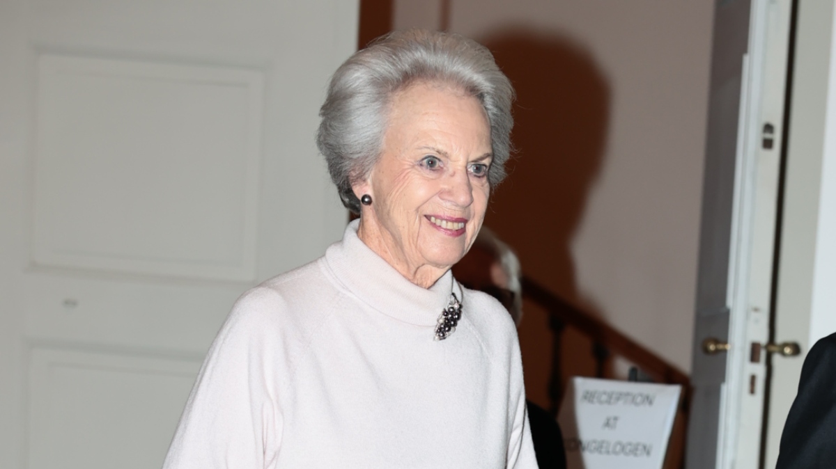 Prinsesse Benedikte til julekoncert i Christiansborg Slotskirke.