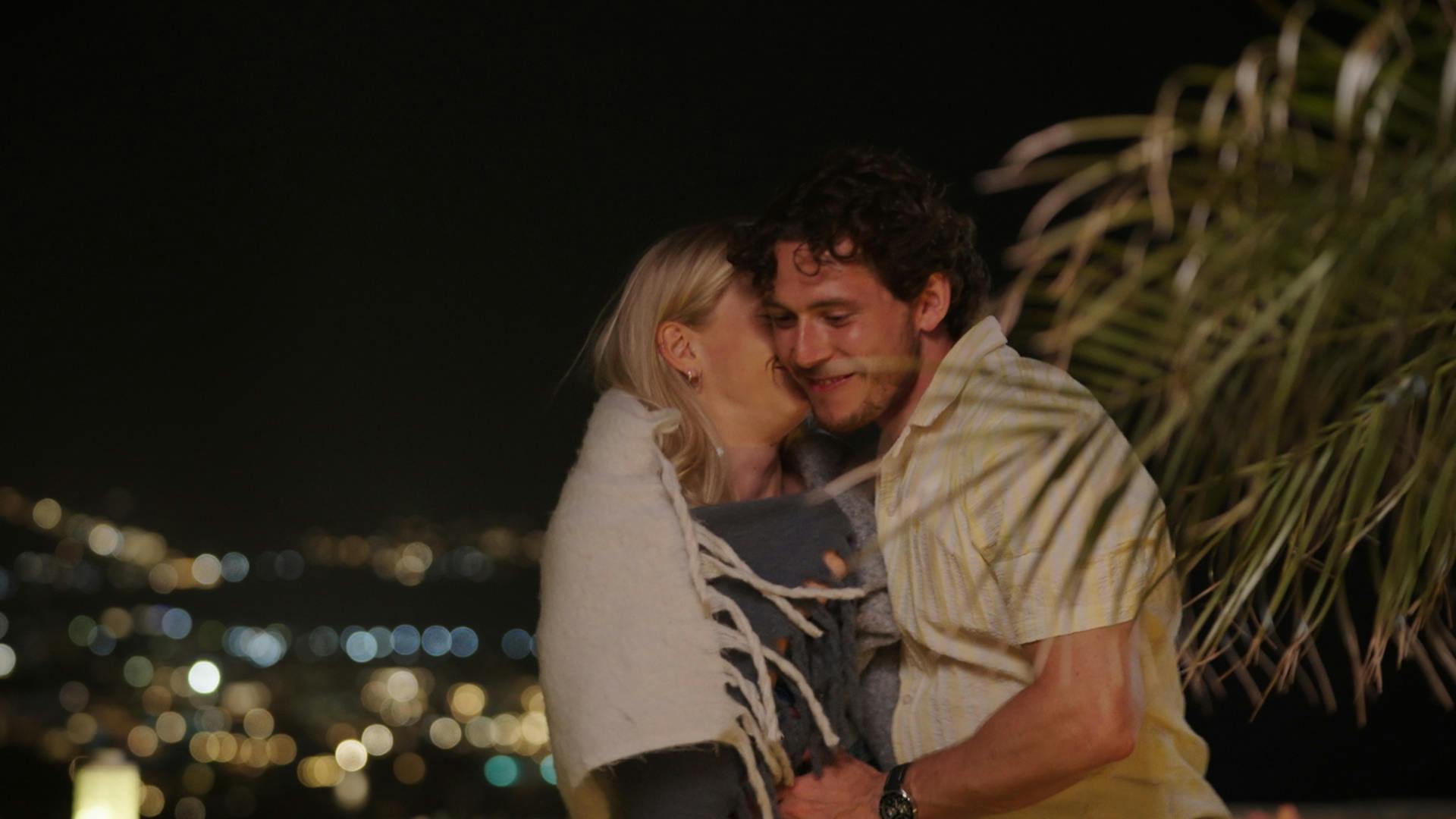 Amalie og Nicklas blev oppe til sent.