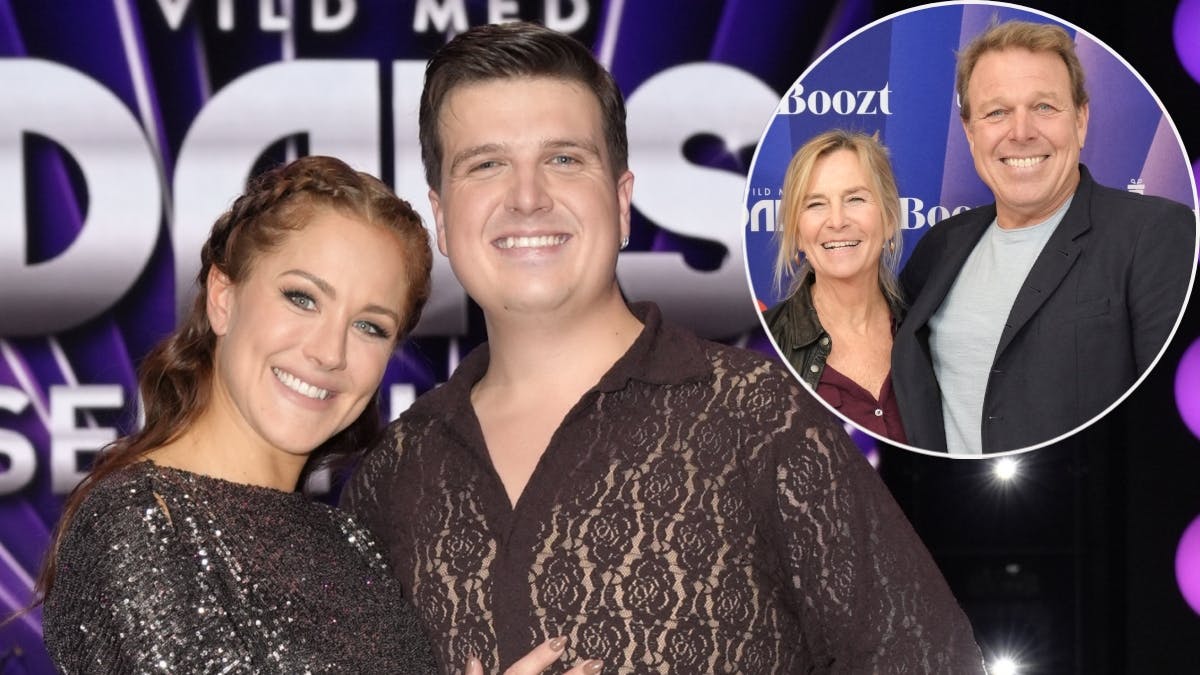 Camilla Dalsgaard og Alfred Midé Erichsen samt hans forældre, Marian og Mikkel. 