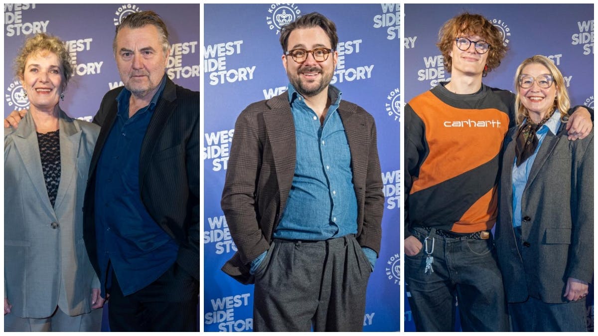 Premieren på "West Side Story" trak kendte til Det Kongelige Teater.