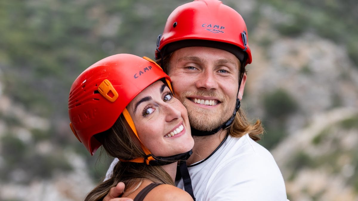 Julie og Christian på drømmedate.