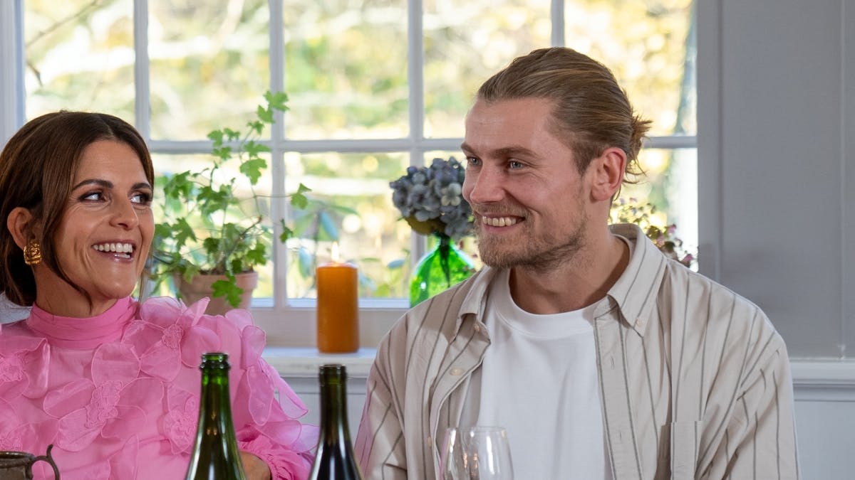 Christian under optagelserne til "Efter den sidste rose".