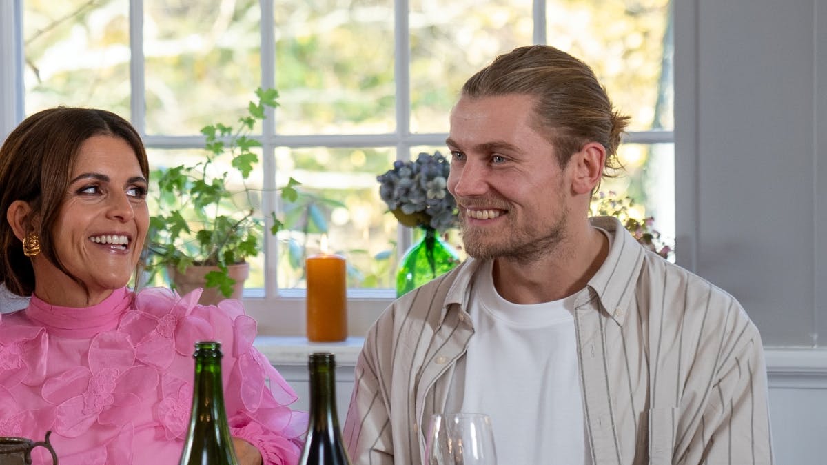 Christian under optagelserne til "Efter den sidste rose".