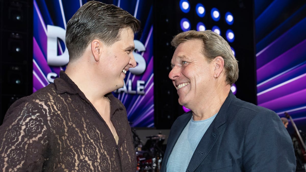 Stoltheden lyste ud af Mikkel Beha Erichsen, da han mødte Alfred Midé Erichsen efter semifinalen. 