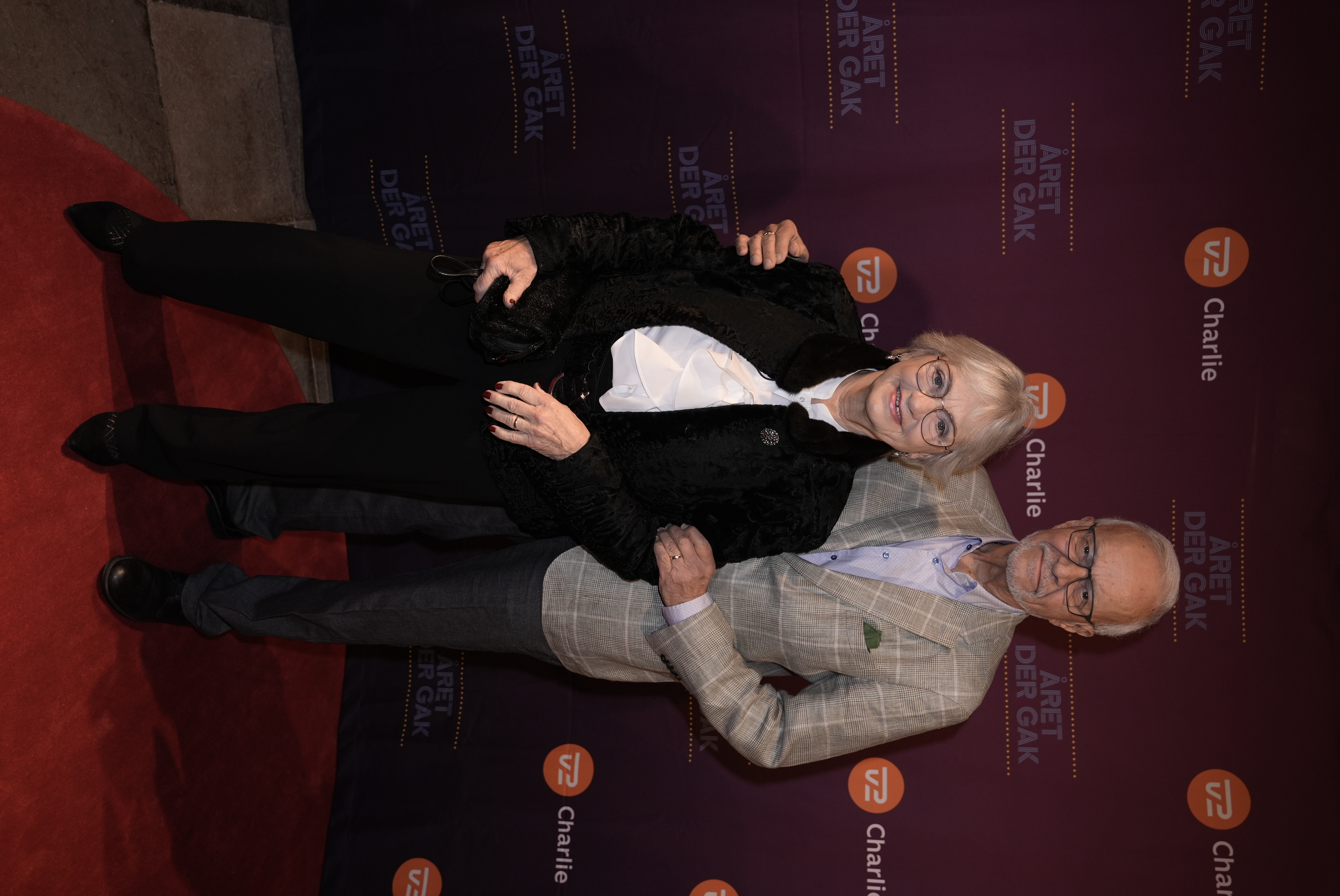 De kendte ankom på den røde løber til "Året der gak."