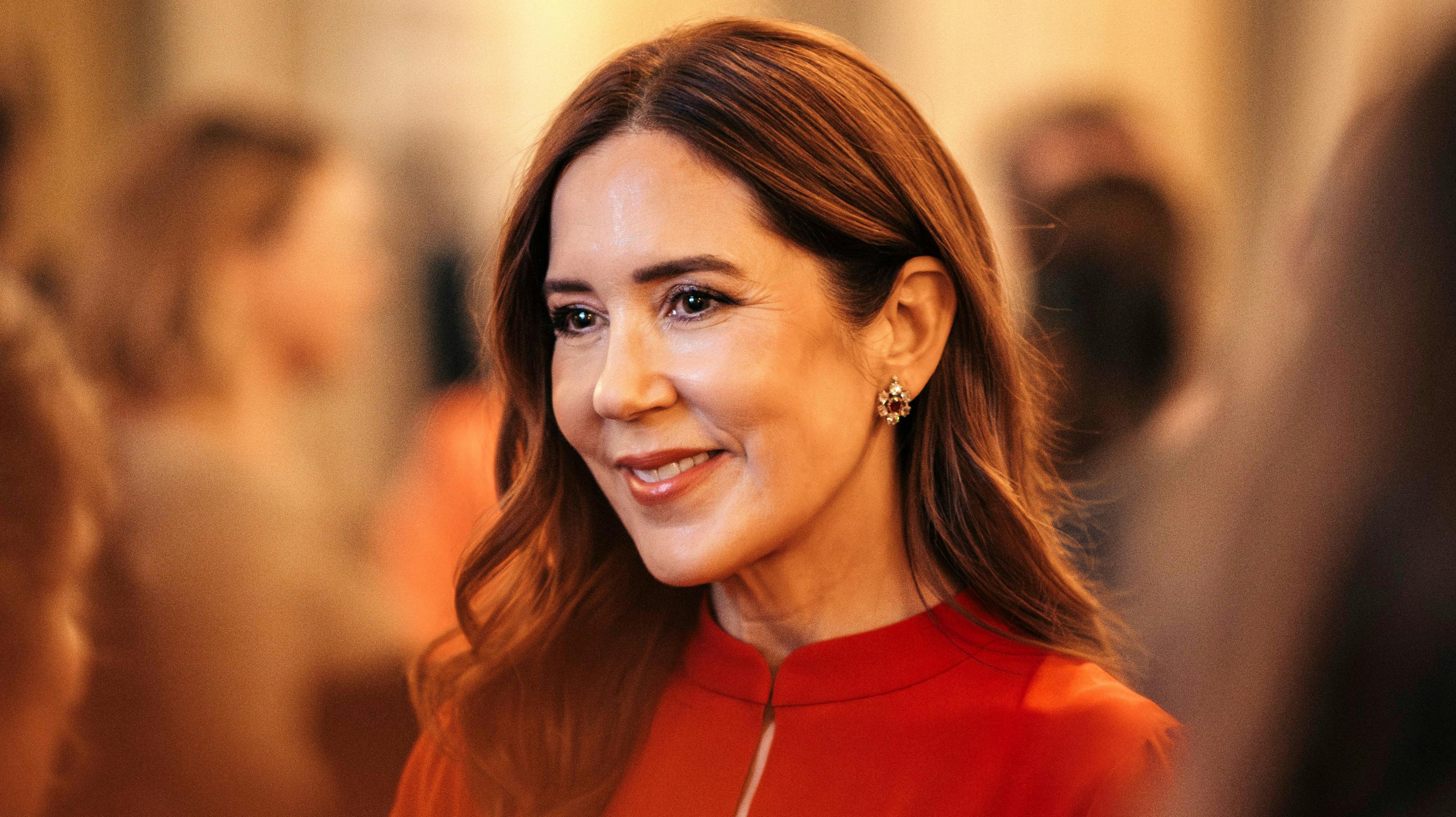 Dronning Mary til sidste års julereception. 