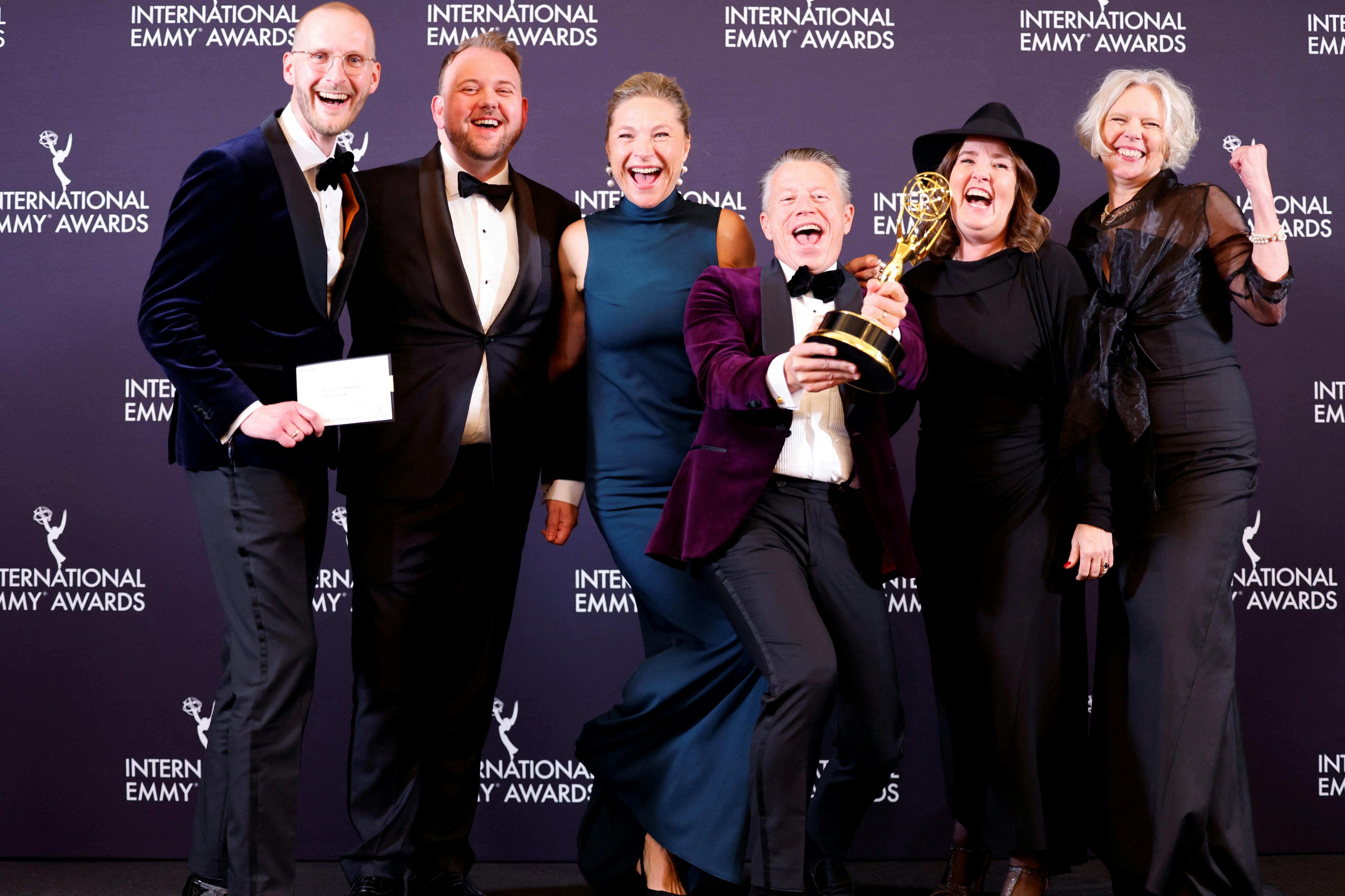 Holdet bag "Shaolin" var i New York for at modtage prisen. 