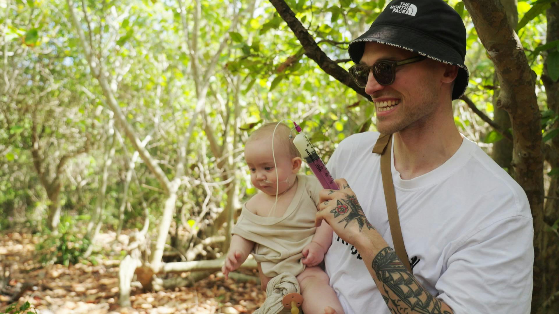 Far Jonas med Uma i USA.