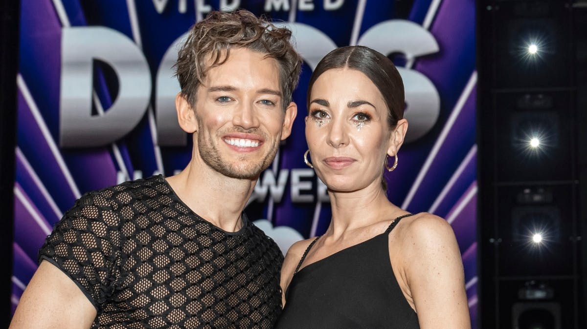 Morten Kjeldgaard og Julie Rudbæk fik seks programmer sammen i "Vild med dans".