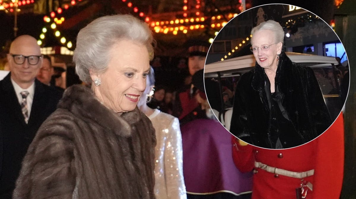 Prinsesse Benedikte støttede op om dronning Margrethe.