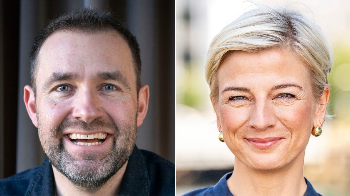 Mikkel Kryger og Louise Wolff havde en stor nyhed med i dagens "GO' morgen Danmark".