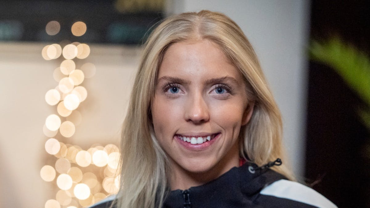 Julie Scaglione fik debut på landsholdet i 2022.