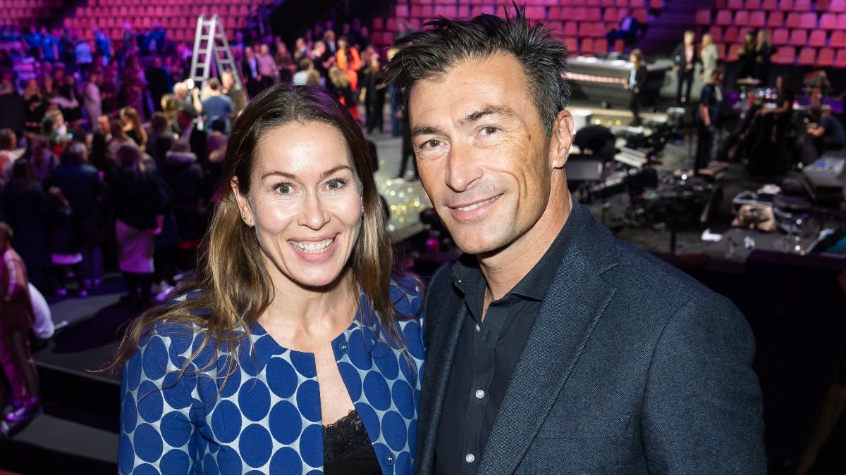 Sophie Fjellvang Sølling med sin kæreste, Christian. 