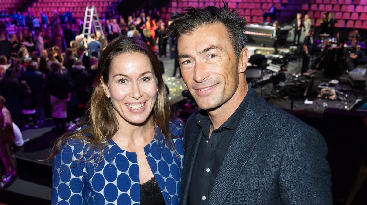 Sophie Fjellvang Sølling med sin kæreste, Christian.