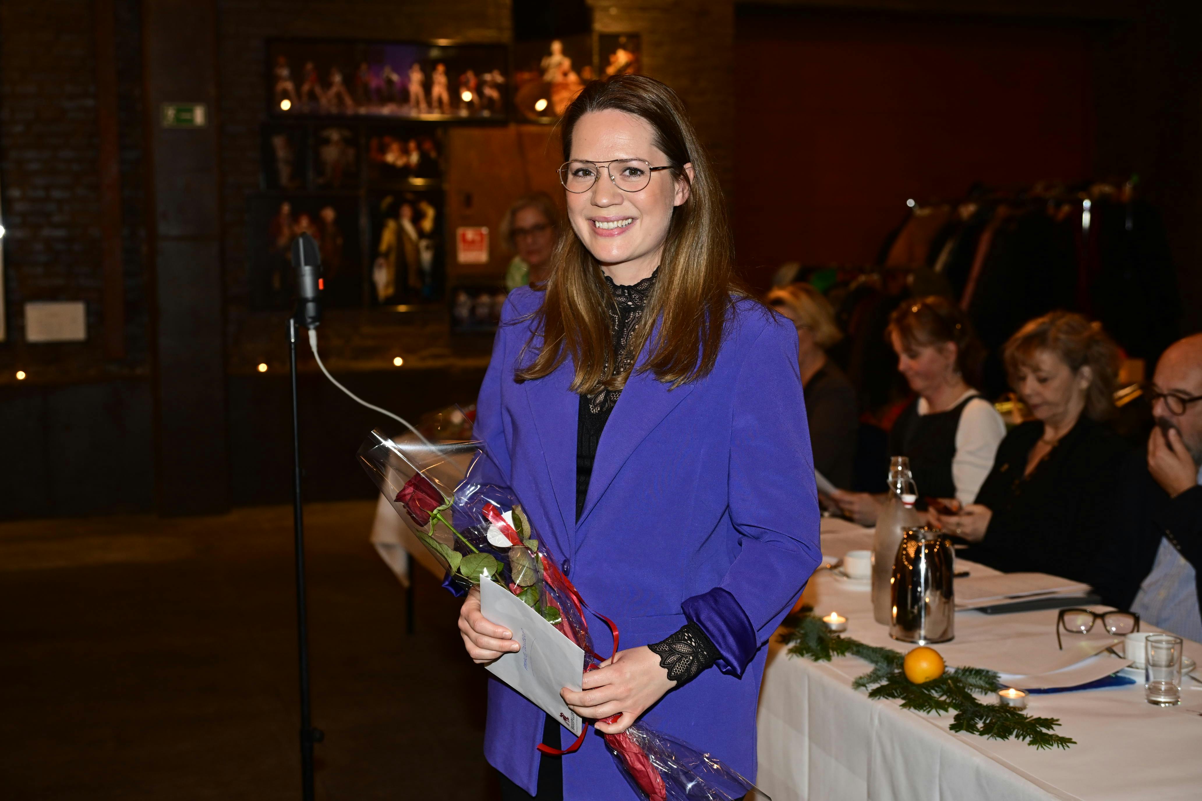 Amalie Dollerup var stolt over at modtage legatet.