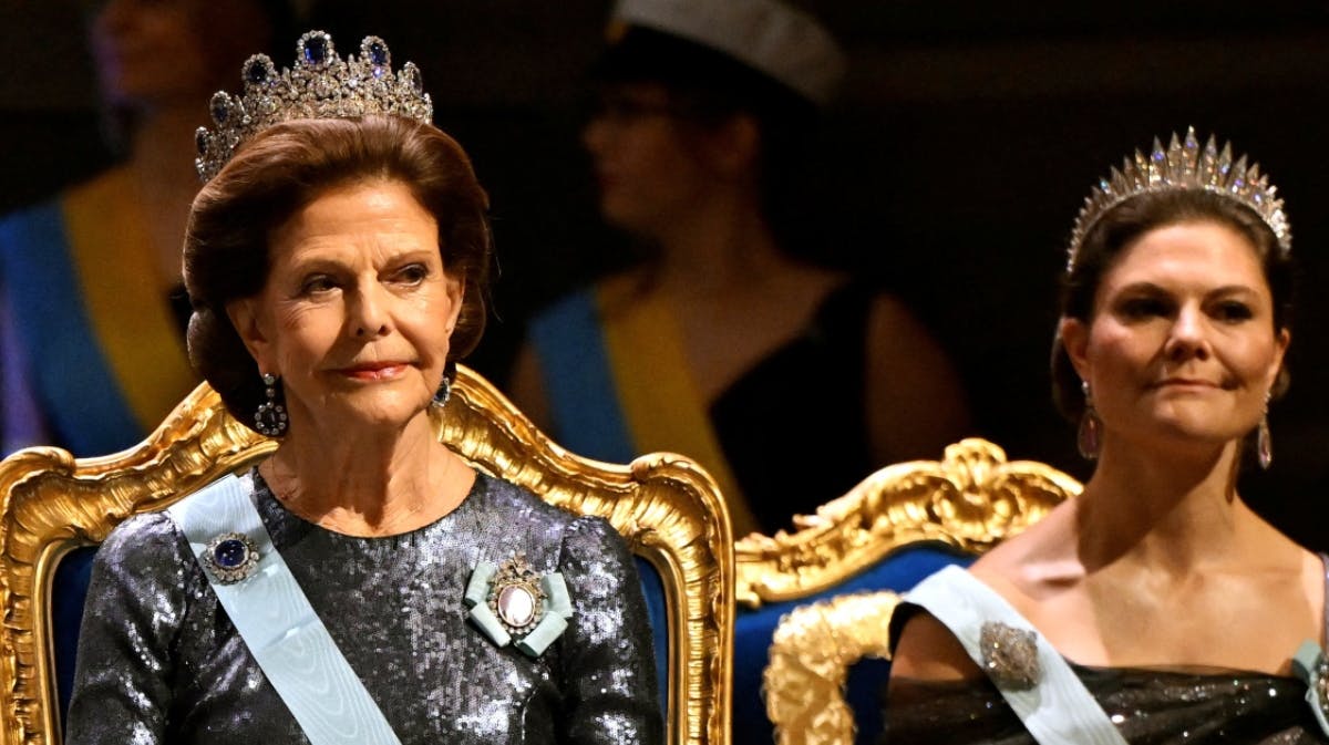 Dronning Silvia og kronprinsesse Victoria