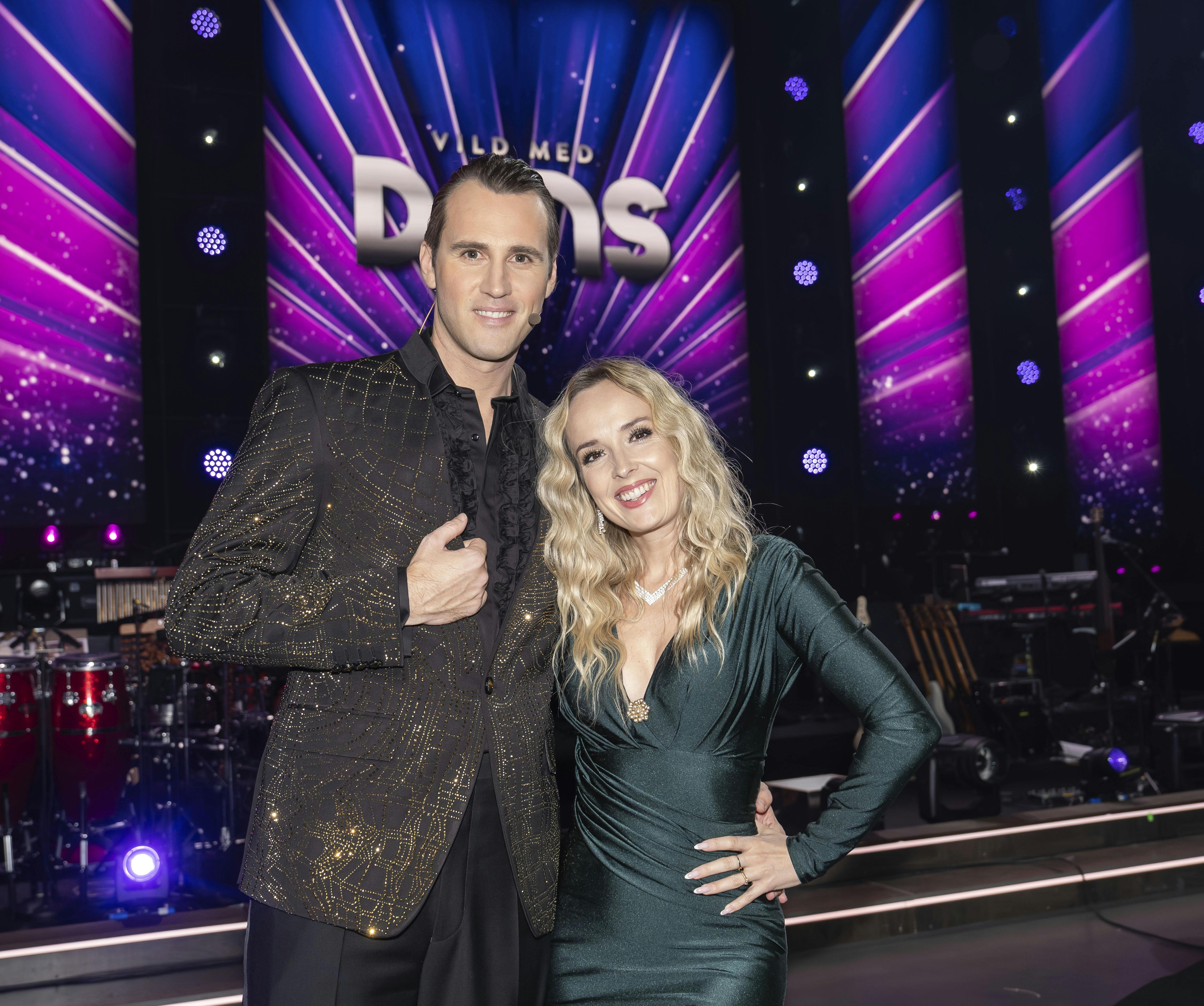 Sonnys forlovede, Nika Kljun, var naturligvis med til finalen. 