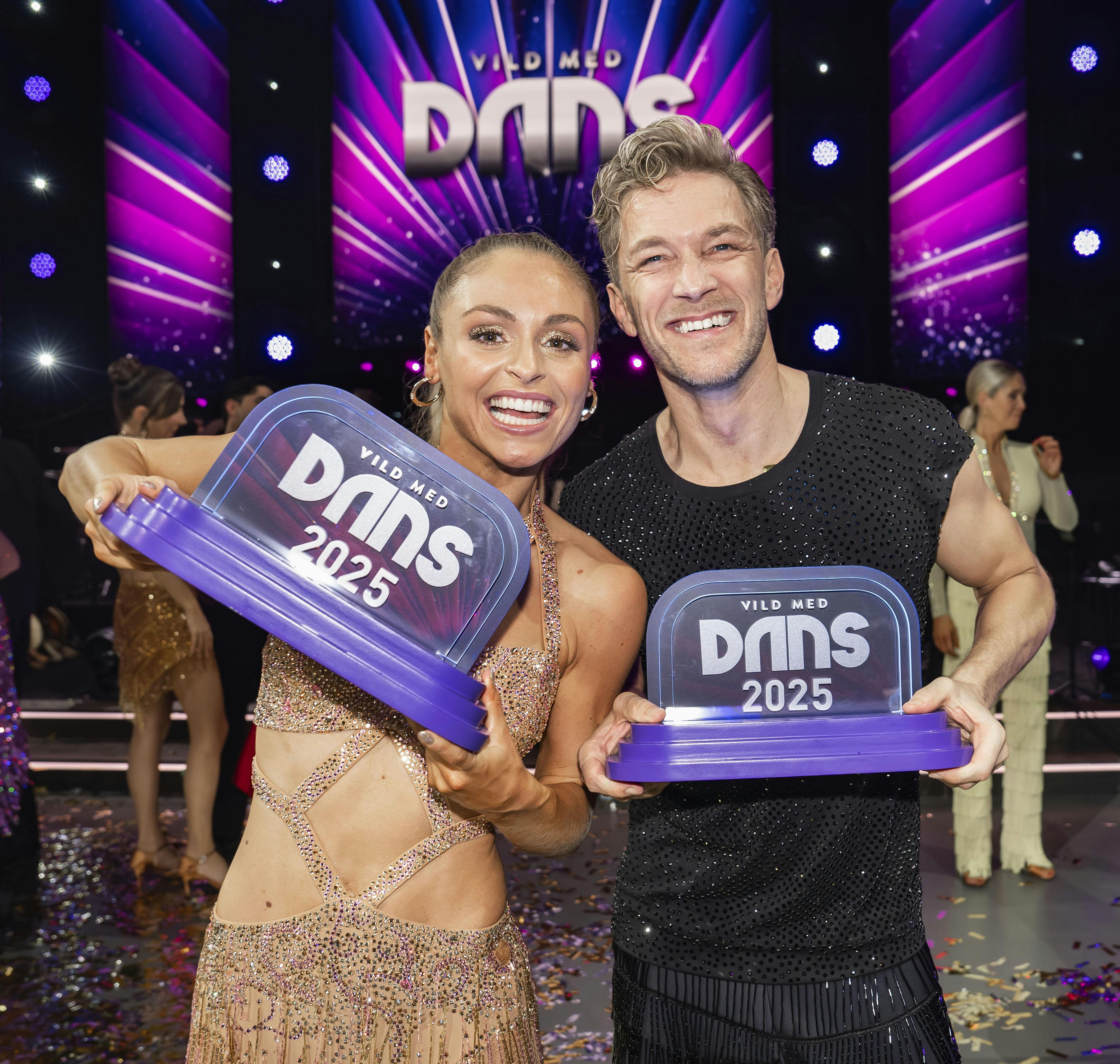 Jasmin Lind og Michael Olesen blev de allersidste "Vild med dans"-vindere. 