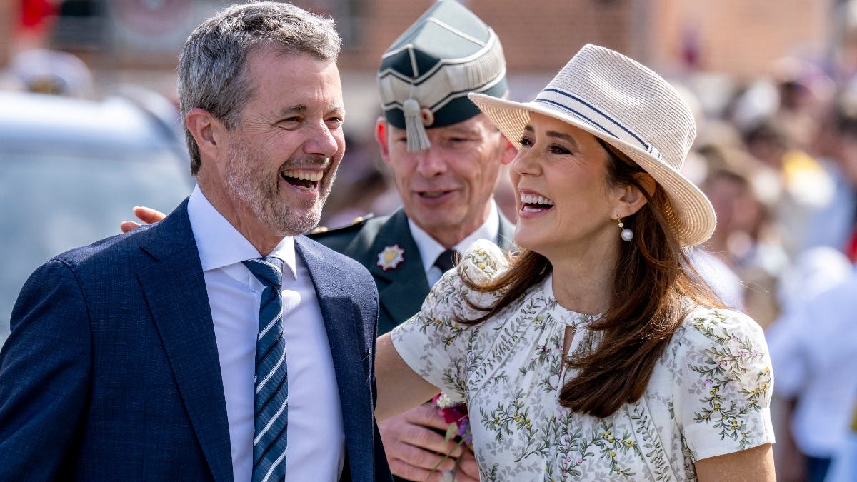 Kong Frederik og dronning Mary. 