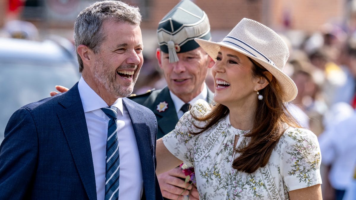 Kong Frederik og dronning Mary.