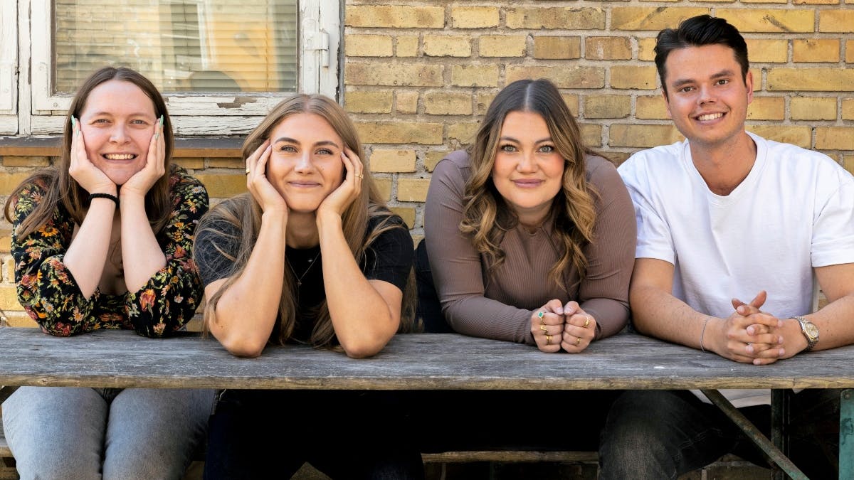 Rachel Ellebye, Mathilde Beuschau, Stephanie Siguenza og Christian Elhauge 