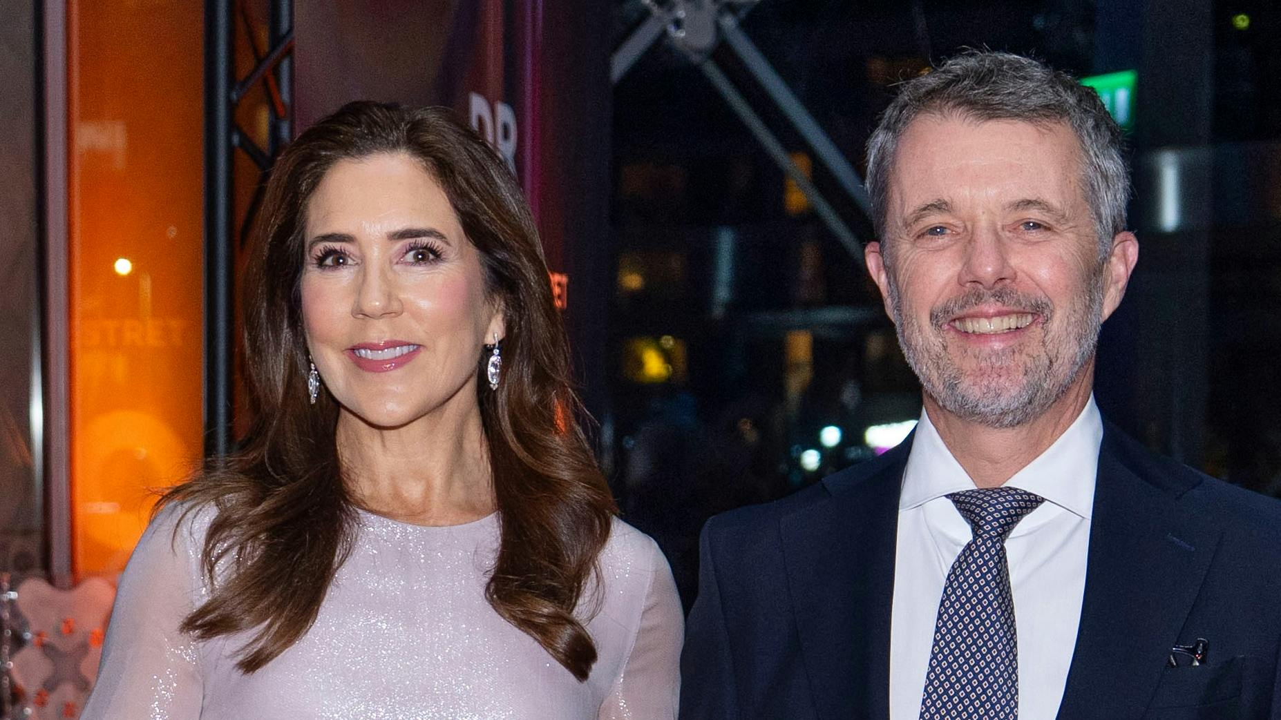 Dronning Mary og kong Frederik.