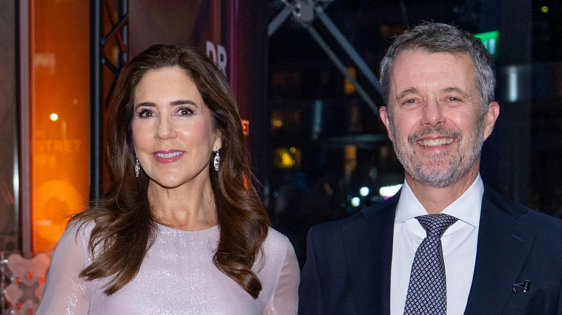 Dronning Mary og kong Frederik.