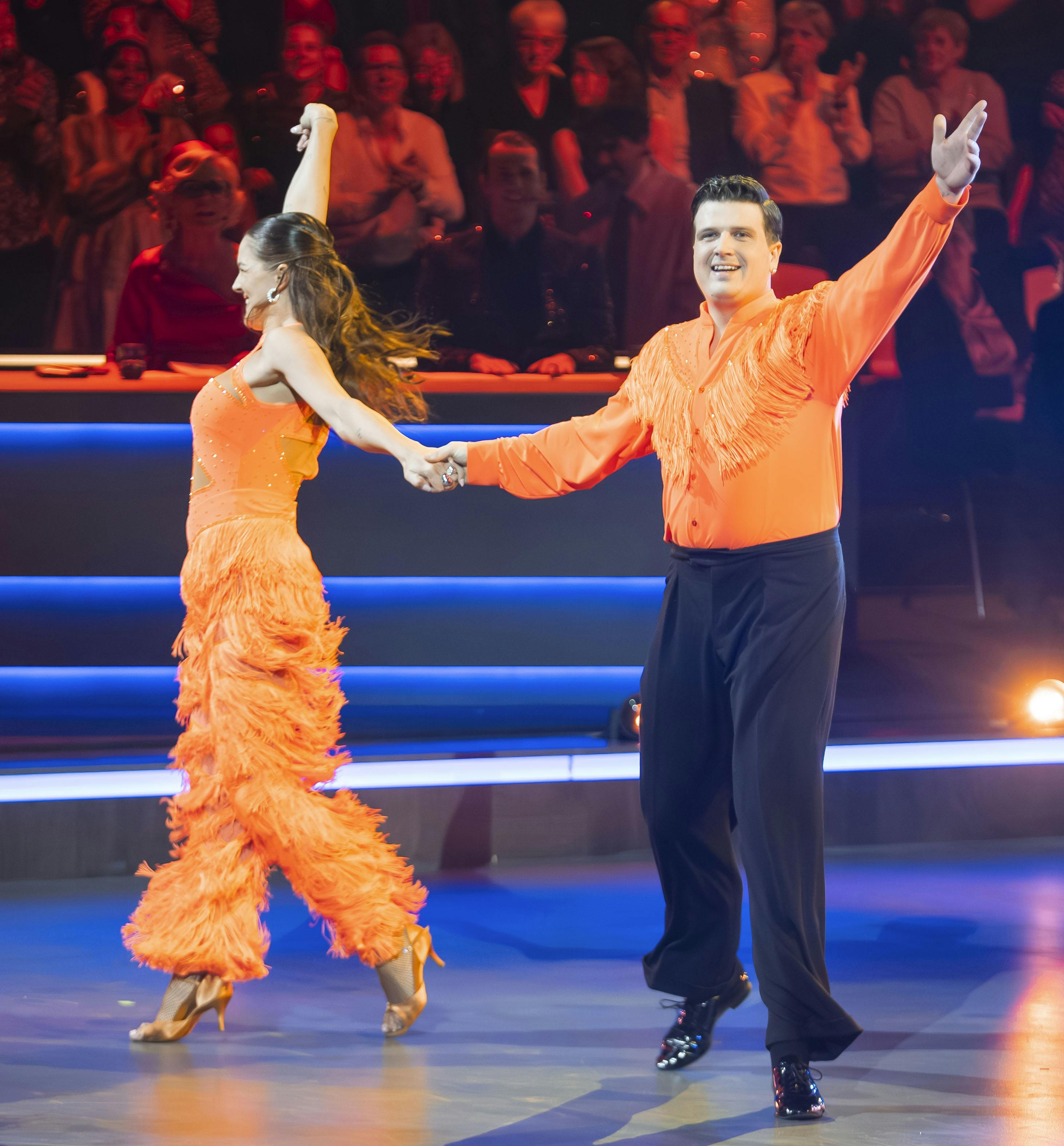 Alfred Midé Erichsen og Camilla Dalsgaard i finalen i Forum Horsens.