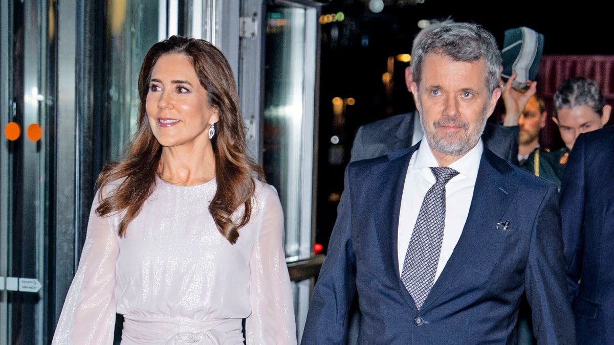 Dronning Mary og kong Frederik ankommer til DRs Koncerthus i anledning af orkesteret 100-års jubilæum i oktober 2025.