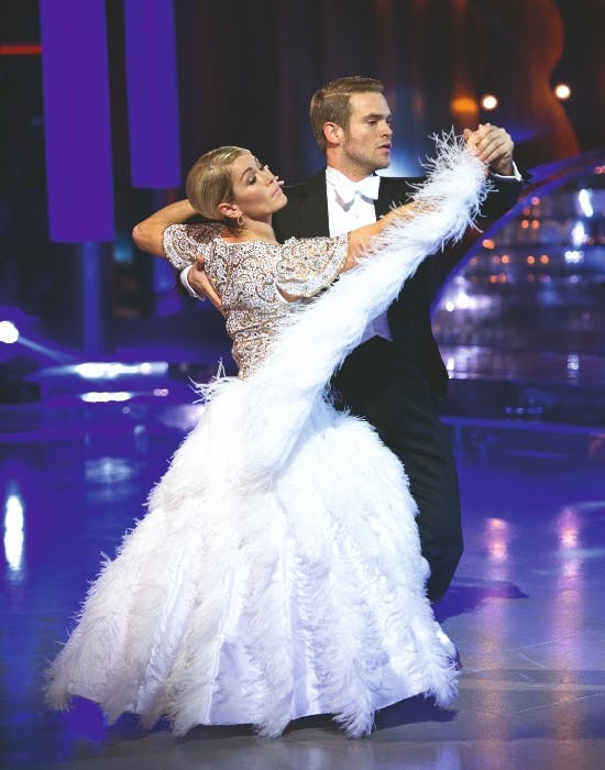 Sophie Fjellvang-Sølling og Silas Holst i Vild med dans 2011.