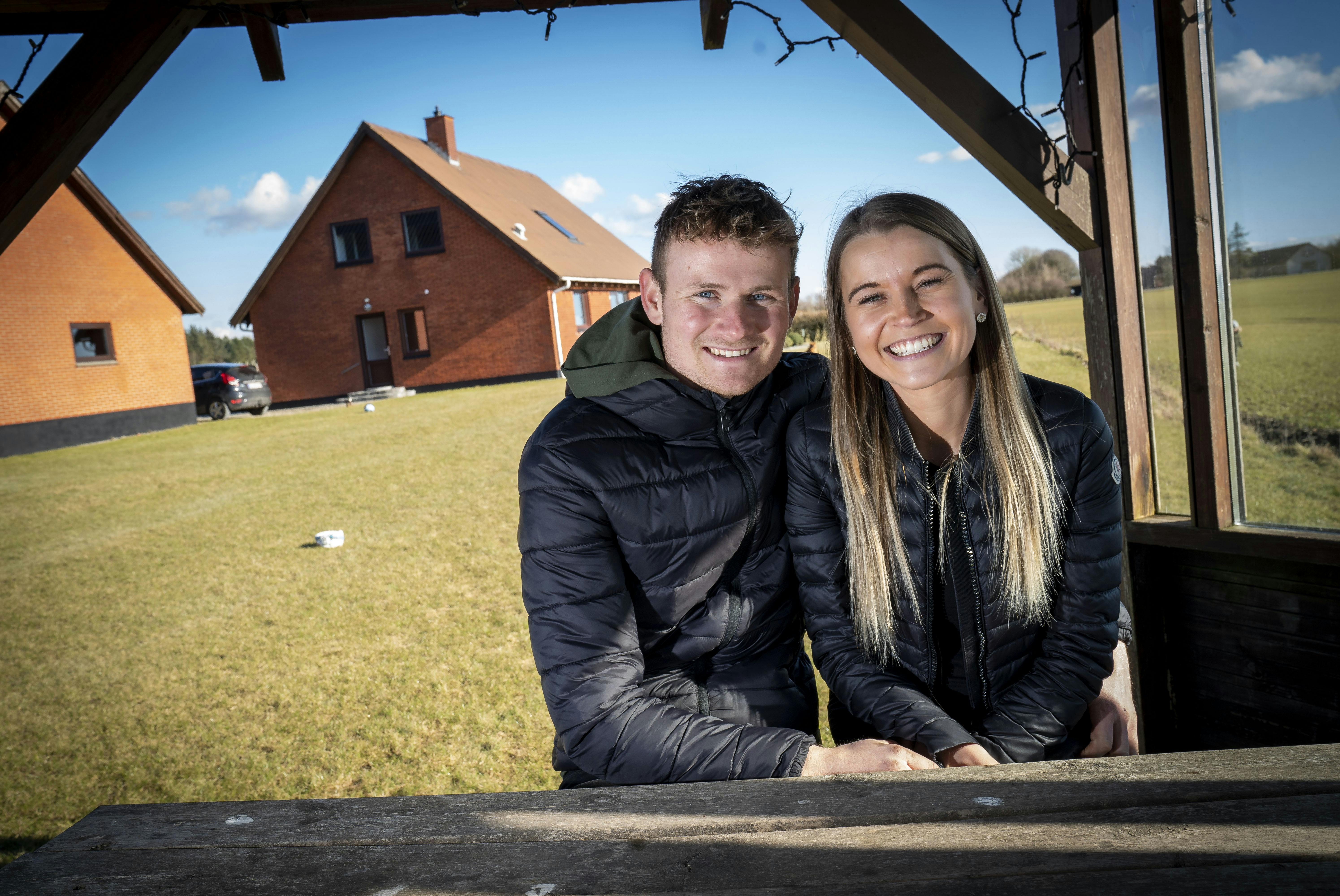 Jonas og Cathrine mødte hinanden i "Kærlighed hvor kragerne vender". Her ses de sammen i 2021.