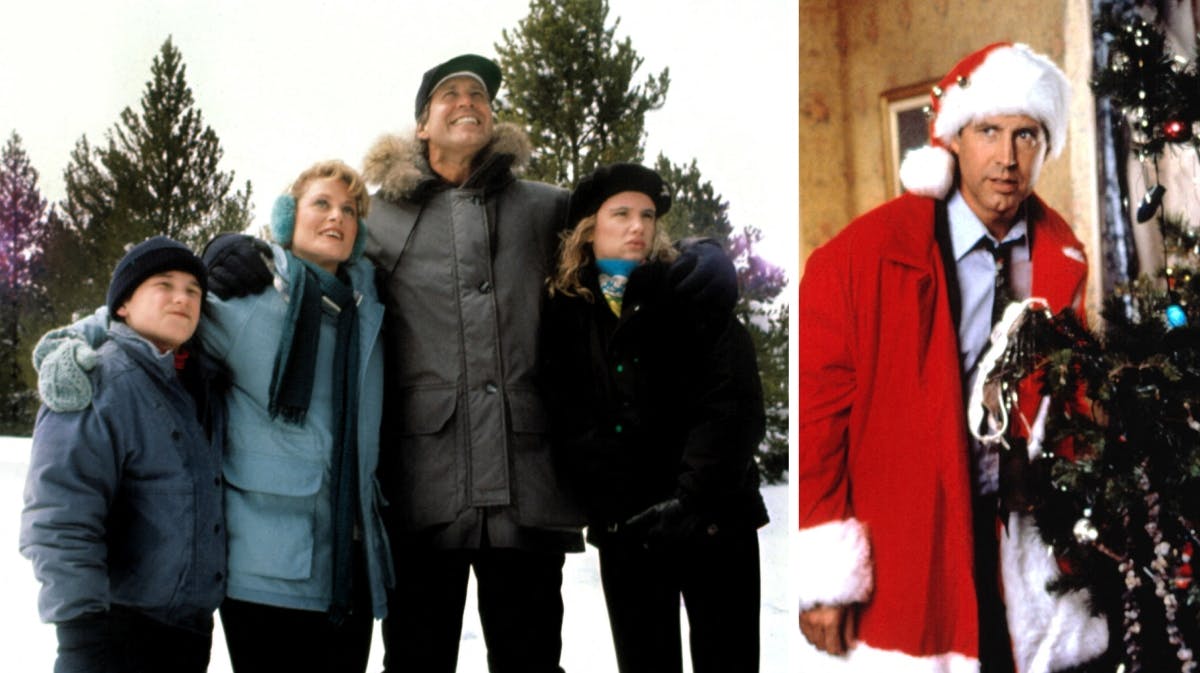 Chevy Chase, Beverly D'Angelo, Juliette Lewis og Johnny Galecki spiller familien Griswold i ”Fars fede juleferie”.