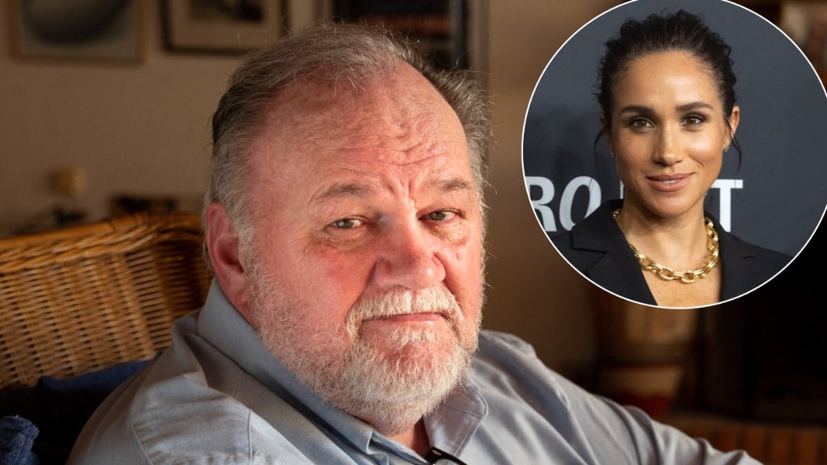 Thomas Markle og hertuginde Meghan.