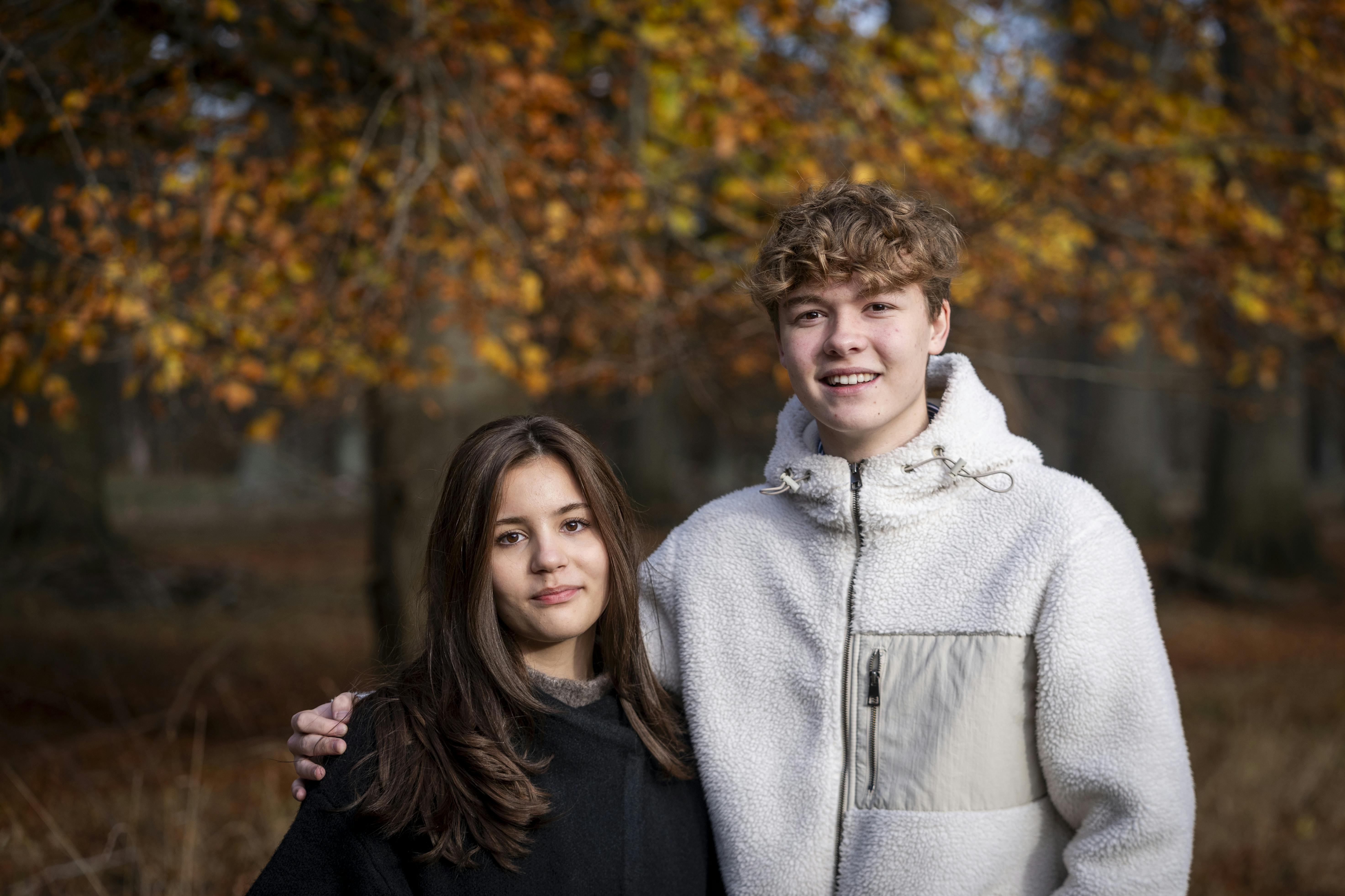 Sander Løkke Borg og Flora Augusta fra ”Valdes Jul – Vintermiraklet” er også venner i virkeligheden.