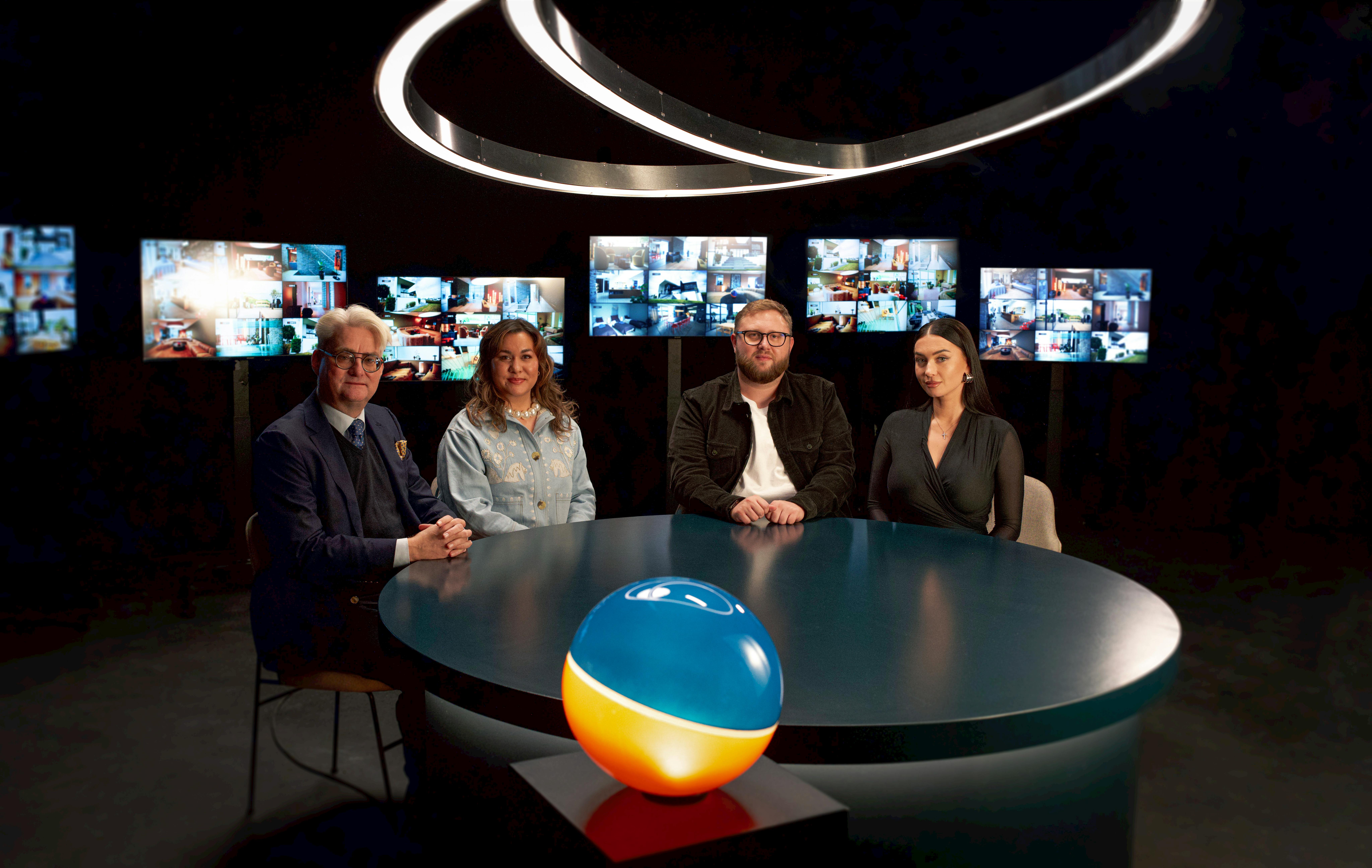 Søren Pind, Natasha Brock, Christian Bonde og Irina Olsen udgør panelet i anden sæson af "Spillet".