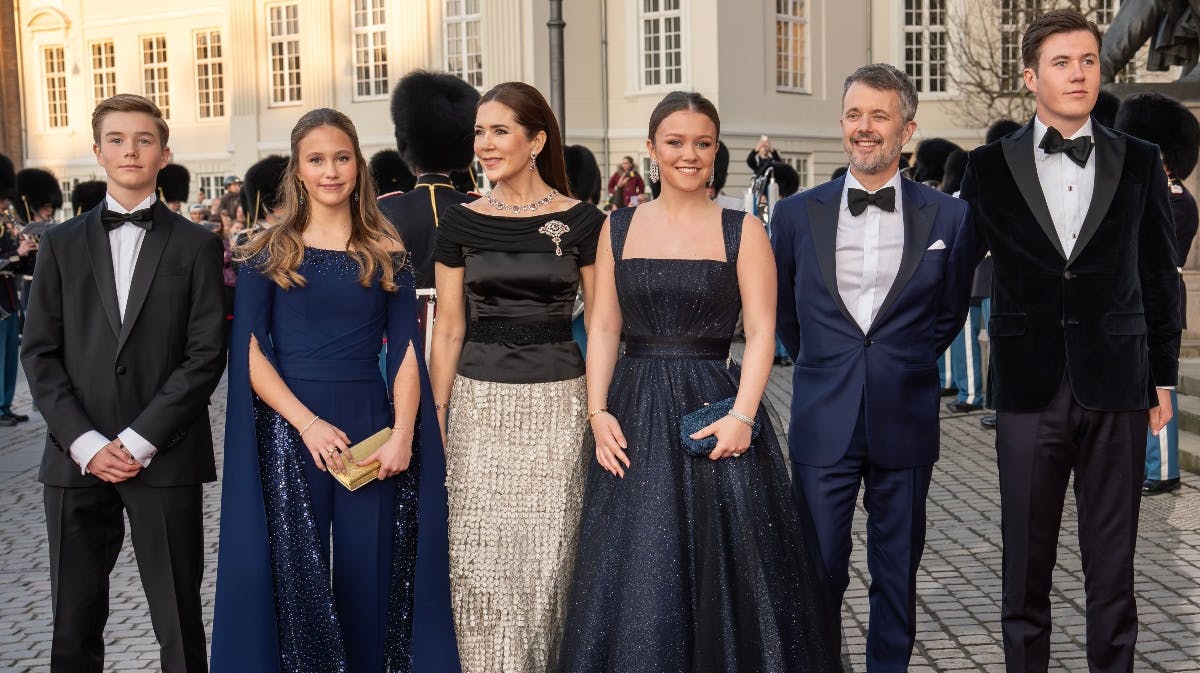 Kronprins Christian og hans søskende kan glæde sig til at skulle have deres farmor over til juleaften hjemme hos dem selv. 