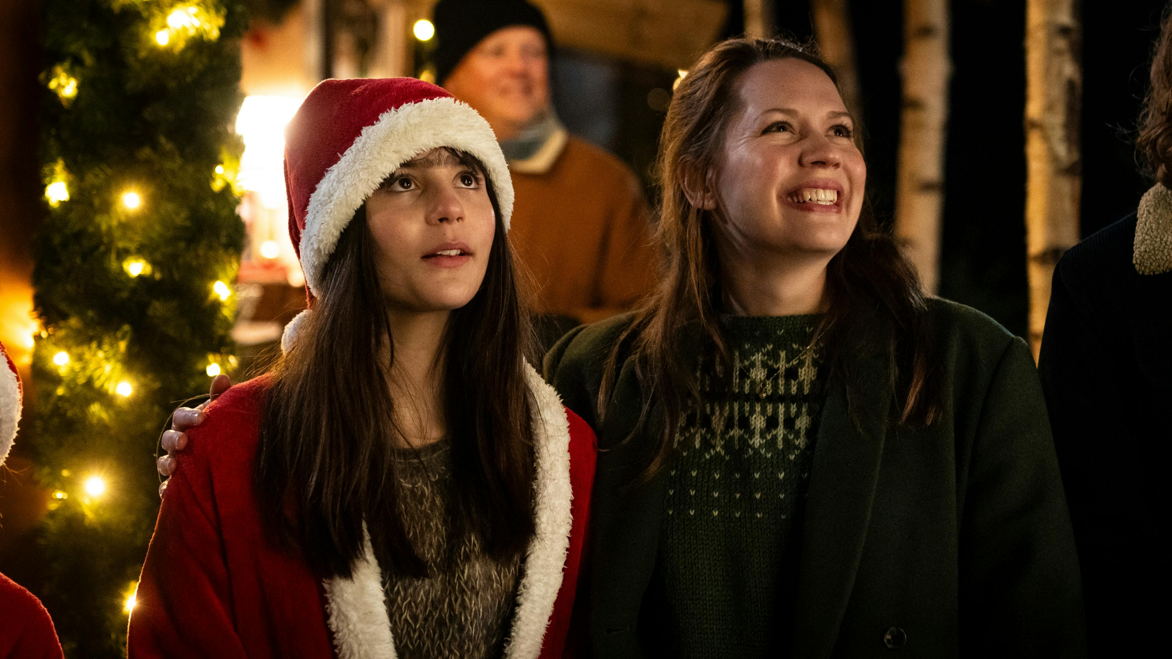 Tala og mor Malou i "Valdes Jul - Vintermiraklet".