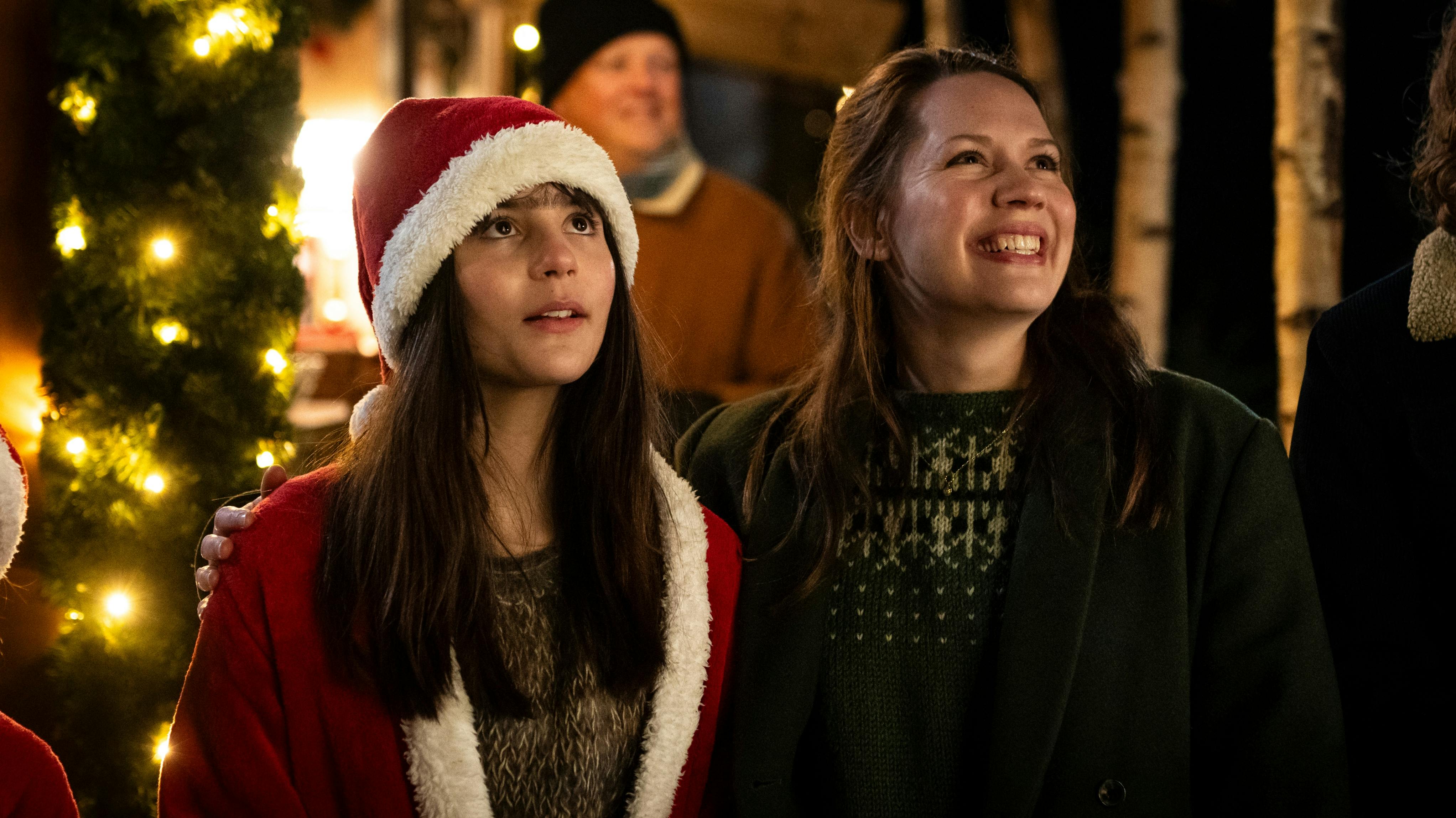 Tala og mor Malou i "Valdes Jul - Vintermiraklet".