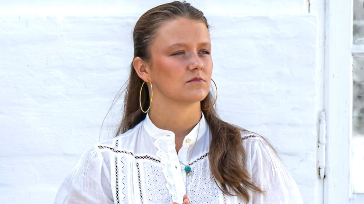 Prinsesse Isabella har travlt i skolen i denne uge